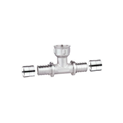 造られた真鍮のまっすぐなメス コネクタ16mm 20mm PEXの管のための25mm