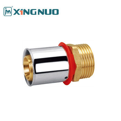 3/4 NPT 磨いた青銅圧縮フィッティング レッド PEX フィッティング青銅 1/2