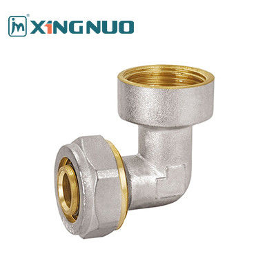 NSF 61 認証された青銅 女性肘フィッティング PEXフィッティング 16-32MM 女性糸肘 PEX圧縮フィッティング